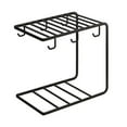 thumbnail image 4 of WEUVEB Estante Organizador Negro Para Vasos Con Soporte Para Y De Espacio Vertical, 4 of 8