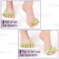 thumbnail image 2 of Separador de dedos Dr. JK ToePal Gel, 4 pares, corrector de juanetes, 2 of 6