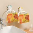 thumbnail image 6 of 6PCS Dish Towels and Dish Cloths Reuseable Dishcloths Sets for Washing Dishes, Cooking, Baking Size 11" x 11" Various Shades Autumn Leaves, 6 of 9
