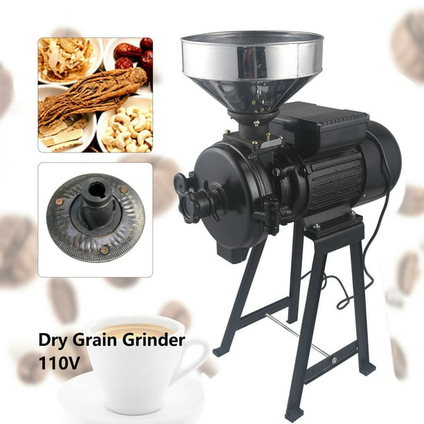 Aiqidi Electric Grinder Grain Corn Mill Wheat Feed Flour Dry Cereal