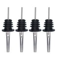 thumbnail image 4 of 10 tapones vertedores de licor de acero inoxidable para vino, herramienta de barra para bar, hogar, restaurantes, color acero inoxidable, sin tapa., 4 of 14