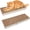 Icon & Squares, variant on General Scratching Board for Indoor Cats, Corrugated Cardboard Cat Scratcher with Catnip, Double-Sided Scratch Pad, Wave Scratcher Ziggy Stripe Design (Pack of 2)