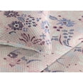 thumbnail image 3 of Ambesonne Floral Design Quilted Bedspread Set 3 Pcs, Springtime Flowers, Queen, Rose Lavender Maroon, 3 of 4
