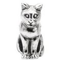 thumbnail image 3 of Kera Sterling Silver Cat Slider Bead, 3 of 4