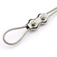 thumbnail image 3 of Stainless Steel Wire Cable Clamps, Simple Design Easy Use, Double Rope Clamp For Wire Rope Fixing In Industrial Supplier Applications, Multipurpose Usage, Durable & Sturdy, 3 of 5