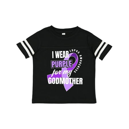 

Inktastic I Wear Purple for My Godmother Lupus Awareness Gift Toddler Boy or Toddler Girl T-Shirt