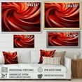 thumbnail image 4 of Designart "Dreamscape Orange and Red Abstract Spiral II" Abstract Framed Wall Art Decor - Modern Orange Abstract Spirals Bedroom Framed Canvas Wall Art, 4 of 6