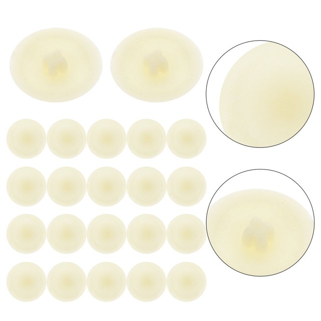 NUOLUX 500Ud Tornillos Beige De Plástico Decorativo Para Proteger Y Embellecer Muebles