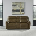 thumbnail image 4 of Liberty Furniture Cooper Transitional Leather Loveseat in Camel, 4 of 4