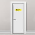 thumbnail image 5 of Unique Bargains 9'x3' EXIT Sign Acrylic Self Adhesive Door Sticker Wall Mounting Sign Yellow 2 Pack, 5 of 5