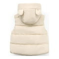 thumbnail image 3 of Hicidod Baby Winter Jackets Cute Bear Ears Warm Coats Lightweight Fashion Solid Color Windproof Thicked Vest Outerwear, 3 of 7