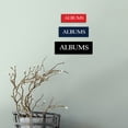 thumbnail image 4 of Signs ByLITA Basic Albums Sign (Red) - Large, 4 of 6