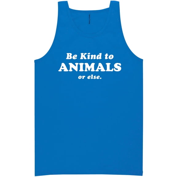 Be Kind To Animals Or Else Neon Tank Top