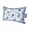Blue, White, Denim, variant on Red Floral Outdoor Pillows for Chaise Lounge Chair Waterproof Lumbar Pillows with Insert&Adjustable Strap Beach Headrest Pillow Vintage Flowers Botanical Farmhouse Greek Key Pool Pillow 11"x16"