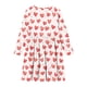 thumbnail image 5 of TaTaai Valentine Heart Print Long Sleeve A-Line Skater Dress, Valentine's Day Gift, Casual Party Twirly Dress Gift, 5 of 5