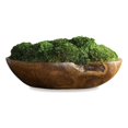 thumbnail image 1 of Uttermost Kinsale Centre de Table en Bois de Teck Mousse et Mousse Vert/bois, 1 of 3