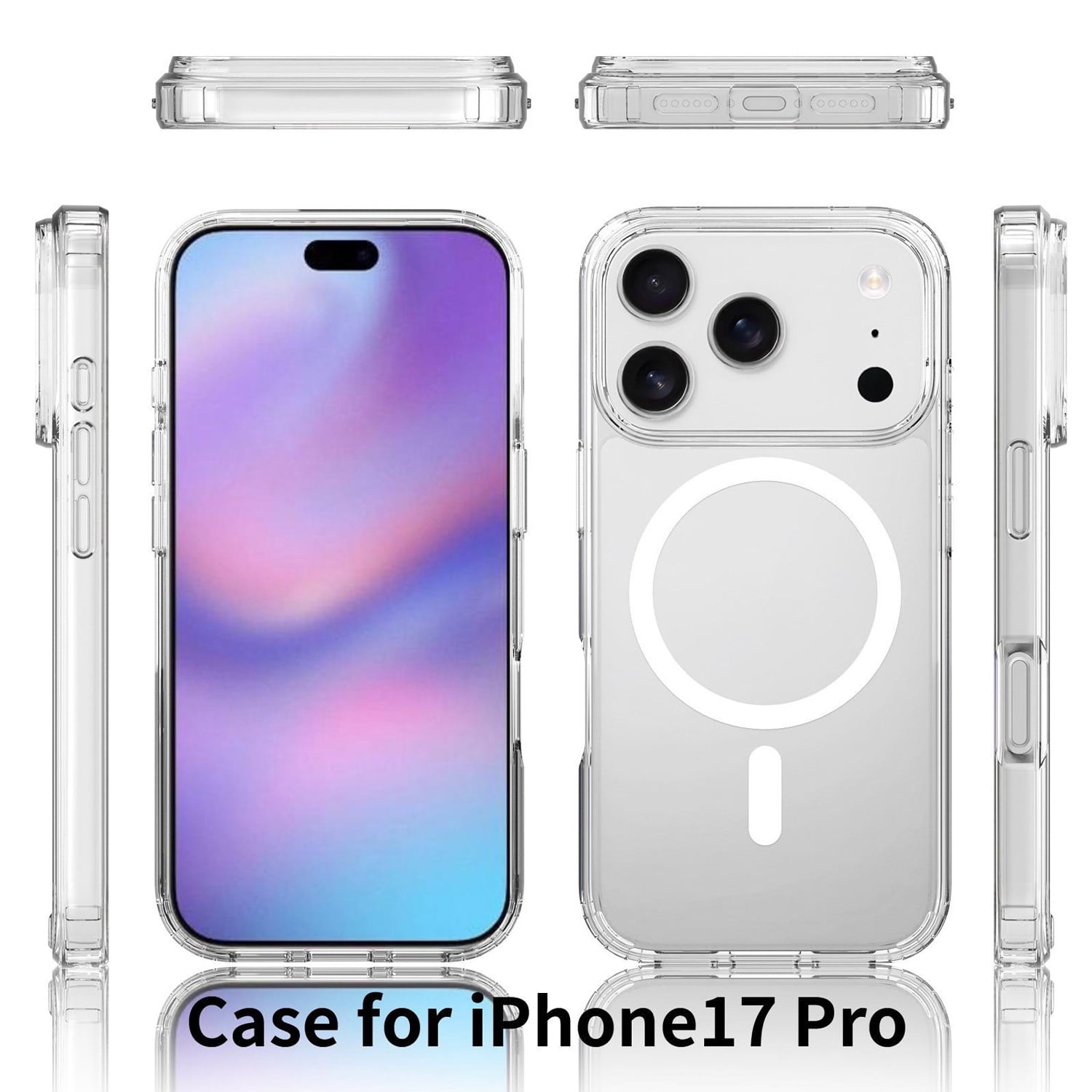 Base Clear Case with Magsafe for iPhone 17 Pro Max