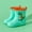 Light Green, variant on iTNHFP Rain Boots Toddler Girl Kids Shoes Short Rain Boots For Kids Go To School Ankle Rainboot On Garden Boot Rubber Shoes Size 5.5-6 Years