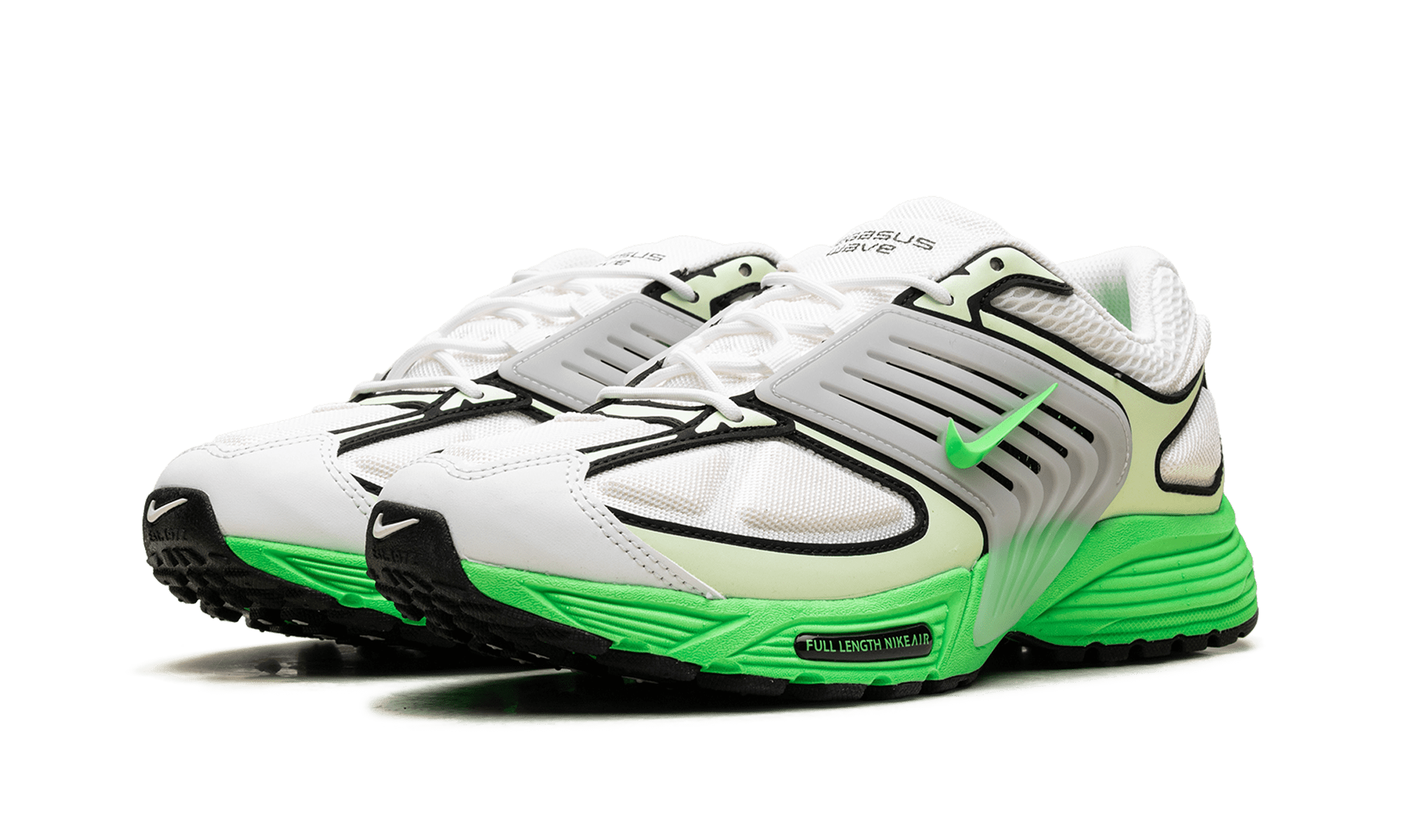 NIKE MENS Air Pegasus Wave "Summit White Barely Volt Black Green Strike" IB0612 103 IB0612 103 from Stadium Goods