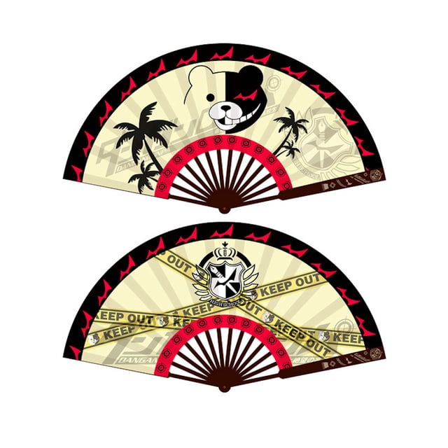 Ventiladores plegables Anime Danganronpas Monokumas de 8 pulgadas, 2 unidades