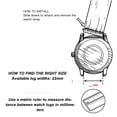 thumbnail image 4 of Correa De Reloj De Lona, ​​correa De Reloj De Nailon De 22 Mm, Ligera, Transpirable, De Liberación Rápida, Cómoda Para Senderismo, 4 of 7