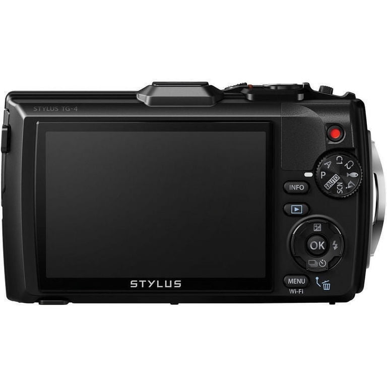 Olympus Stylus TOUGH TG-4 Digital Waterproof Camera Black +CASE +