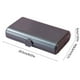 thumbnail image 3 of Estuche de maquillaje plegable con espejo – Organizador de cosméticos de viaje de 2 capas, estuche portátil para accesorios para estudiantes, 3 of 6