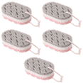 thumbnail image 1 of YOPAY - Paquete de 6 esponjas de baño, 100 % fibra suave para rostro y cuerpo, exfoliante corporal para hombres, mujeres y niños, relajante corporal, exfoliante, limpiador, espuma fina y, 1 of 6