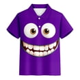 thumbnail image 2 of WOYY Boys Graphic Short Sleeve Polo Shirt Summer Casual Polos Unisex Everyday T-Shirt, Sizes 3-14, 2 of 5
