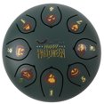 thumbnail image 1 of Tambor Etéreo De 6 Pulgadas Y 8 Tonos, Minitambor De Música Fácil De Usar, Buena Mano De Obra, Pandereta De Lengua Con 4 Cunas Para Dedos Para Meditación En La Sala De Yoga En Casa Methold EL014373-02, 1 of 4