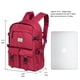thumbnail image 2 of KAUKKO Elegante Mochila para Laptop Mochila Multipropósito, 18.72L (22 Rojo) KAUKKO KS22-Red, 2 of 5