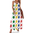 thumbnail image 1 of Vestido sin mangas con estampado Twister, ropa de mujer, conjuntos de playa para mujer, vestido de cumpleaños para mujer, 1 of 7