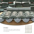 thumbnail image 4 of 10Pcs Roof Tile Clips Heavy Duty Roofing Tile Hooks Tile Fixed Iron Clips Replacement Parts, 4 of 8