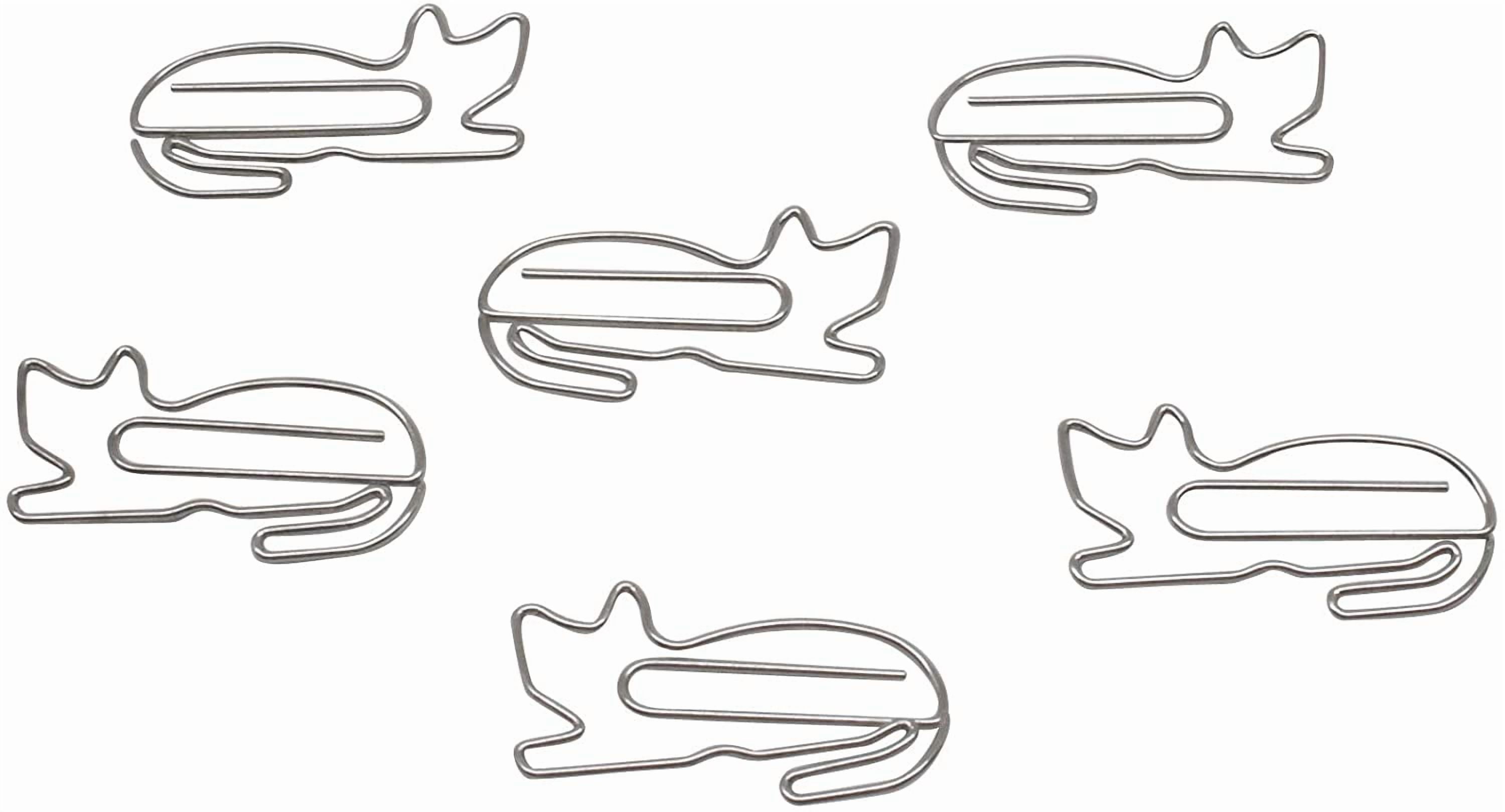 Butler In The Home Eggplant Shaped Paper Clips - 100 Count In Tin, Fun Office Supply