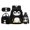 Cute Penguin, variant on Yuyamidu Green Horse Floral 4Pcs School Backpack Set for Girls Boys 3rd-5th Grade Kids Bookbag Bundle with Lunch Bag Pencil Case Water Bottle Bag for Elementary Students