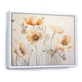 thumbnail image 2 of Designart "Melodic Beige Meadow Of Poppies V" Poppies Floater Framed Canvas Art Print, 2 of 5