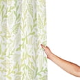 thumbnail image 4 of XMXT Waterproof Shower Curtain Liner with Iron Hooks, Green Leaf Graffiti Prints Shower Curtains for Bathroom Decor Accessories, 72 x 72 inches, 4 of 8