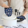 thumbnail image 6 of Pofeuu Winter old man Playtime Print Thickened Mini Silicone Oven Mitts Heat Resistant, Rubber Oven Mitt Gloves, Finger Pinch Grips, Pot Holder, Silicone Potholder, 6 of 7