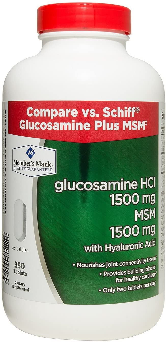 Glucosamine HCI + MSM Dietary Supplement (350 ct.) 2 Pack ... Glucosamine HCI + MSM Dietary Supplement (350 ct.) 2 Pack ...