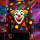 thumbnail image 4 of Top de Manga Larga Impresa con Tema de Carnaval, Sudadera de Cuello de Tripulación de Poliéster Casual para Disfraz de Fiesta Y Ropa Cotidiana, 4 of 7