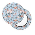 thumbnail image 2 of Haiem Rose Flowers Cushion Round Bar Chair Seat Cover Bar Chair Cushion Covers Elastic Washable Bar Chair Cover,Protects from Scratches and Stains-12 inch, 2 of 7