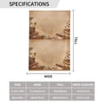 thumbnail image 3 of Wukai Engraved Coffee On Kraft Paper Garden Flags Double Sided Welcome Garden Yard House Flags Outside Outdoor House (Only Flag), 3 of 8