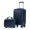 Navy, variant on 2 Pieces Luggage Sets With Spinner Wheels, Lightweight Carry On Suitcase With Combination Lock and Front Opening and 14" Cosmetic Case