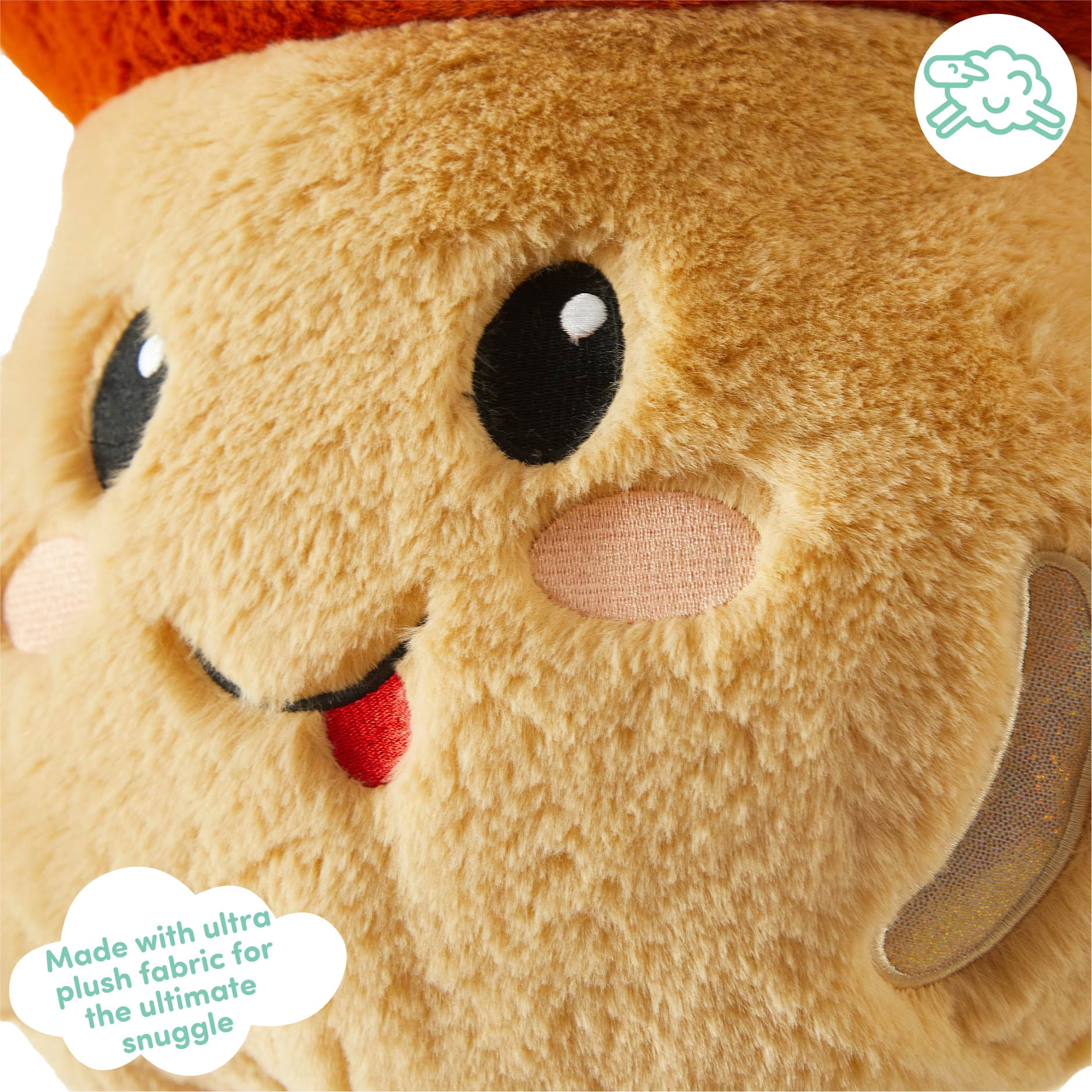Cuddly Crew Mushroom Hug Buddie Pillow