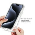 thumbnail image 3 of ELEHOLD for  iPhone 14 Case,Soft TPU Clear Heavy Duty Shockproof Rugged Women Men Transparent Full Body Protective Case with Screen Protector for iPhone 14,Clear, 3 of 7