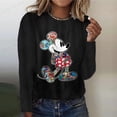 thumbnail image 1 of Disney Mickey Mouse Women's Long Sleeve T-shirt Birthday Gift T-shirt Spring And Autumn Fashion Long Sleeve Round Neck TopS Gao Jinjia LED, 1 of 2
