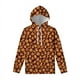 thumbnail image 3 of Sudadera con capucha con estampado 3D de galletas con chispas de chocolate para hombre y mujer, informal, de manga larga, con dibujos animados y bocadillos, 3 of 4