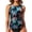 Light Blue #41, variant on High Neck Tankini Tops for Women Sleeveless Tummy Control Bathing Suit Top Stretchy Modest No Bottom Swim Tank Top Cyan M