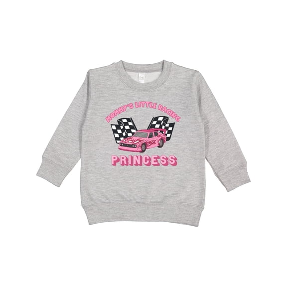 Inktastic Mommy's Racing Princess Pink Race Car Toddler Sweatshirt