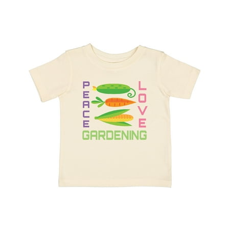

Inktastic Gardener Peace Love Gardening Girls Baby T-Shirt